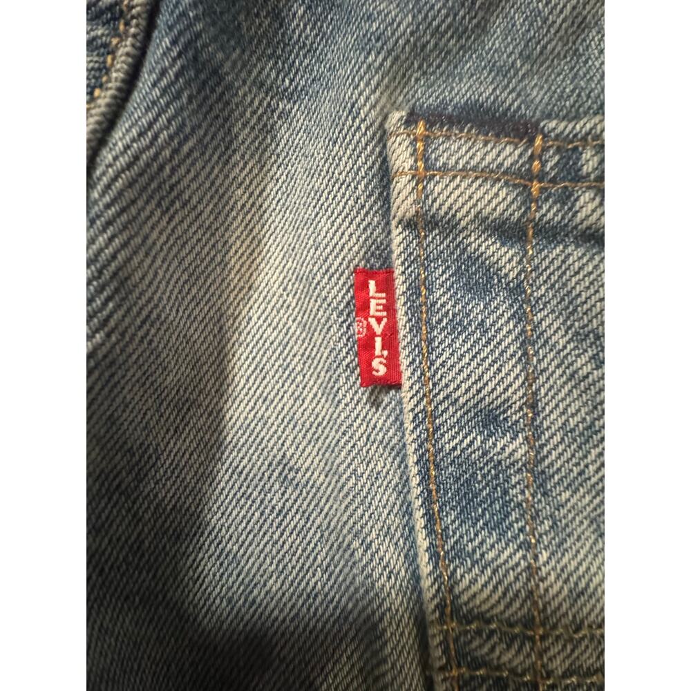 Levi's Premium 501Original Sashiko Selvedge PatchworkJeansMediumWash W32 L32 NWT - Picture 3 of 9